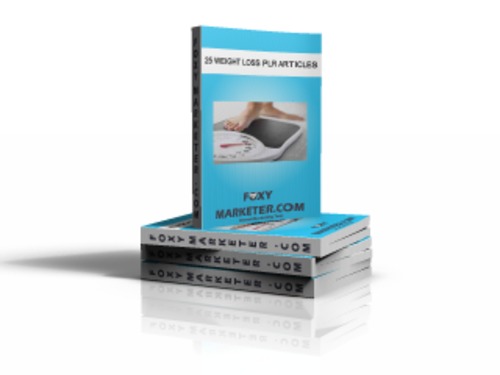 Product picture 25 Weight Loss PLR Articles